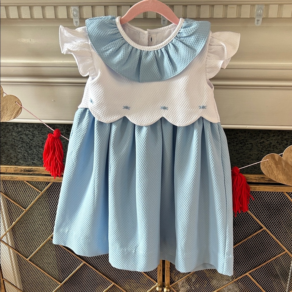 Adorable Blue and White Dress